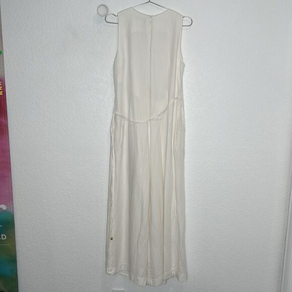Rosetta Getty Collective | White Apron Linen
Jumpsuit Size 8 - Picture 7 of 16